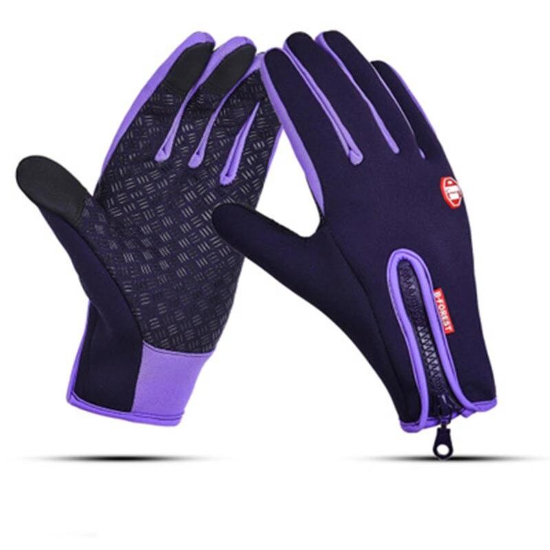 Guantes impermeables y cortavientos