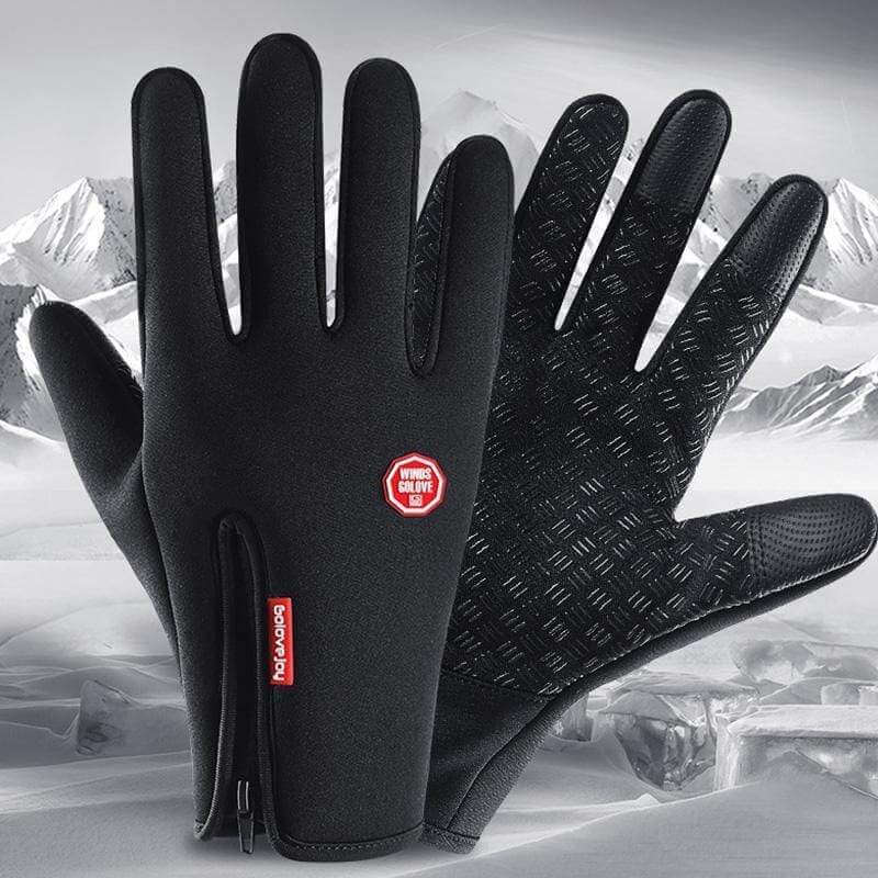 Guantes impermeables y cortavientos