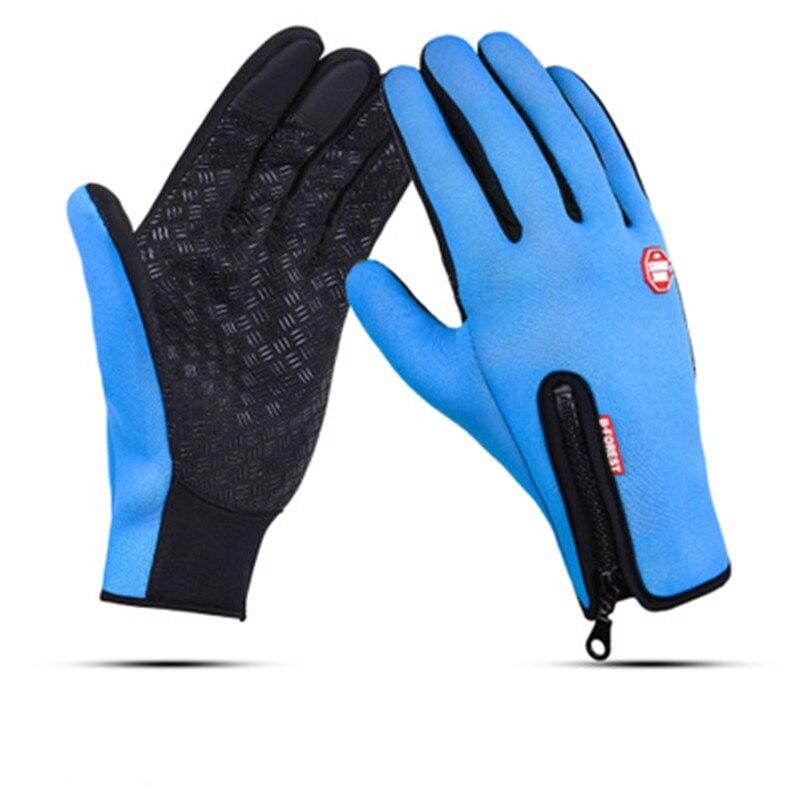 Guantes impermeables y cortavientos