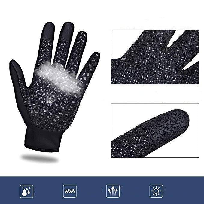 Guantes impermeables y cortavientos