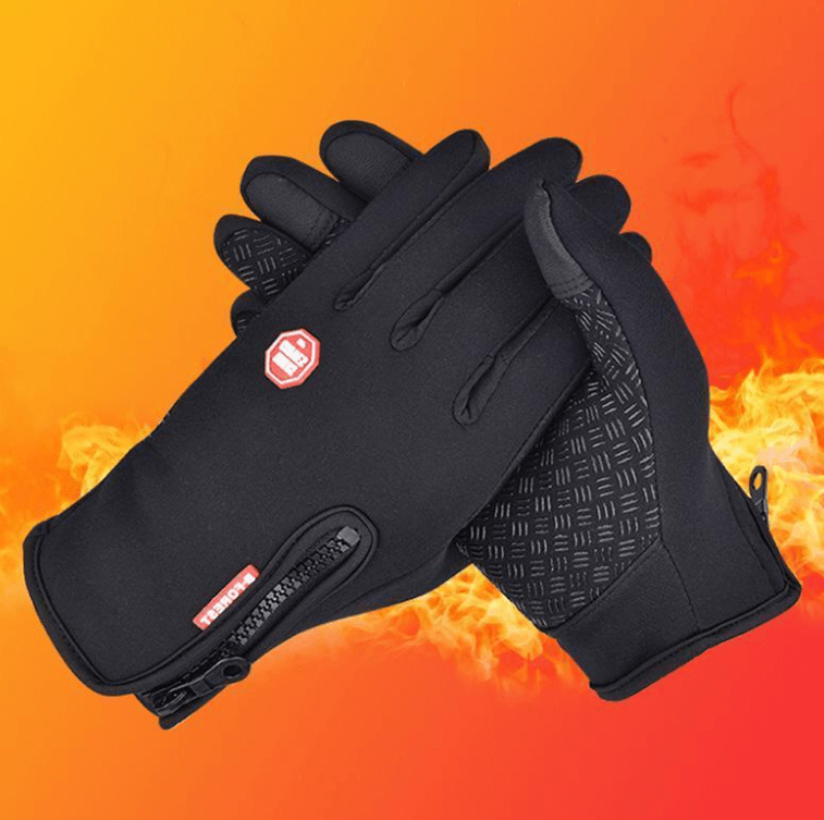 Guantes impermeables y cortavientos