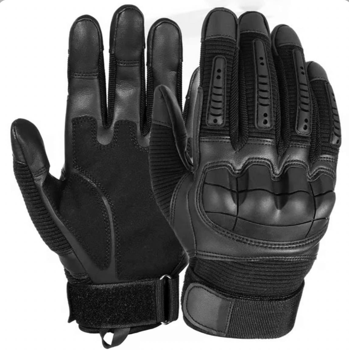 Guantes tácticos de trabajo resistentes de dedo completo