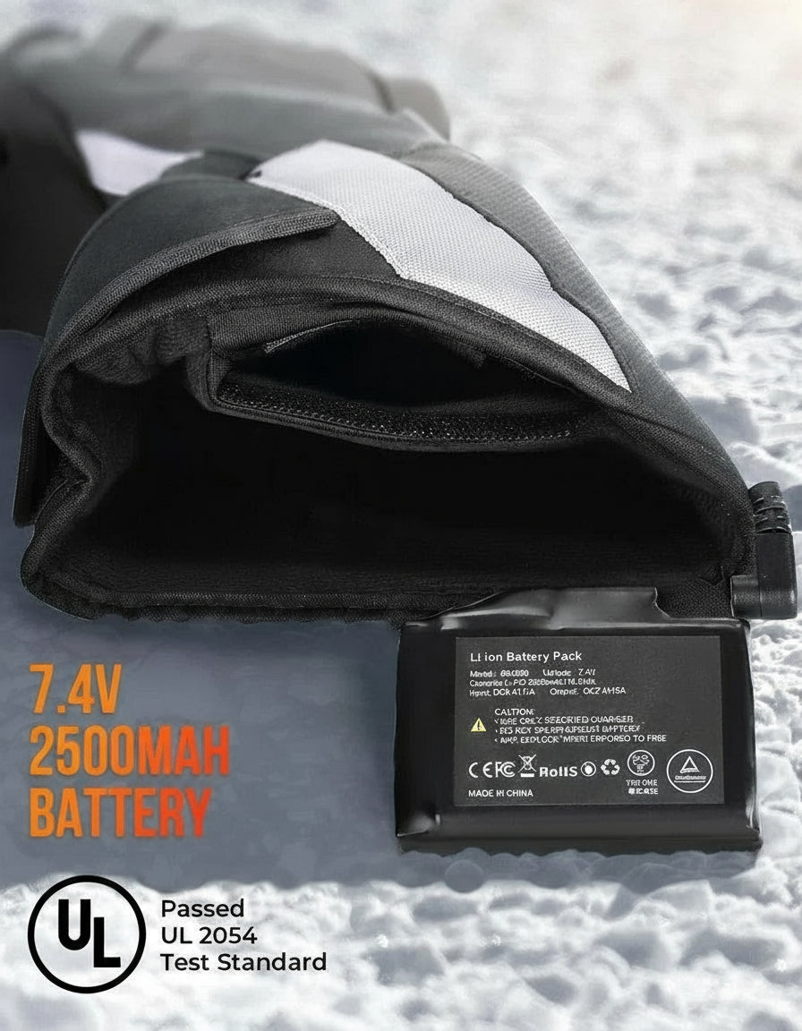 Guantes térmicos calefactables recargables impermeables para invierno
