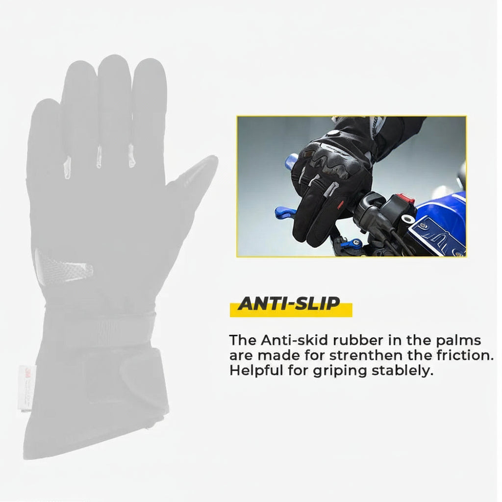 Guantes térmicos calefactables recargables impermeables para invierno