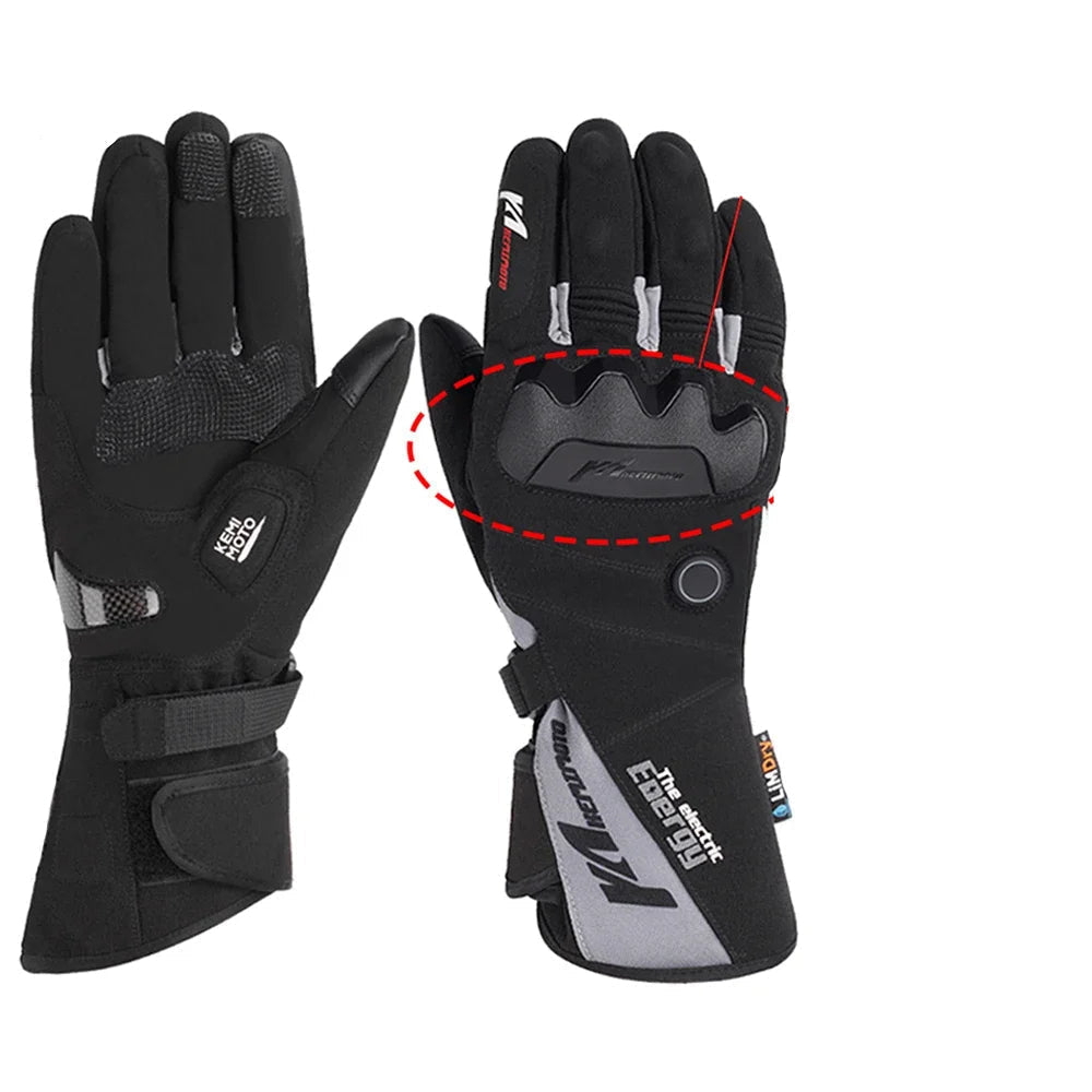 Guantes térmicos calefactables recargables impermeables para invierno