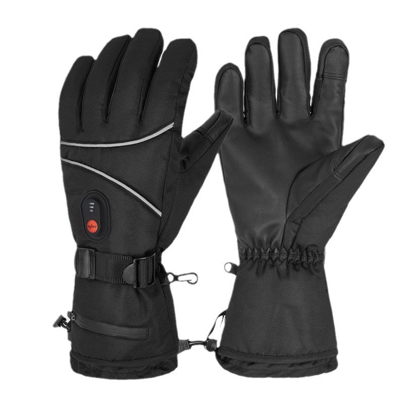 Guantes térmicos calefactables recargables impermeables para invierno