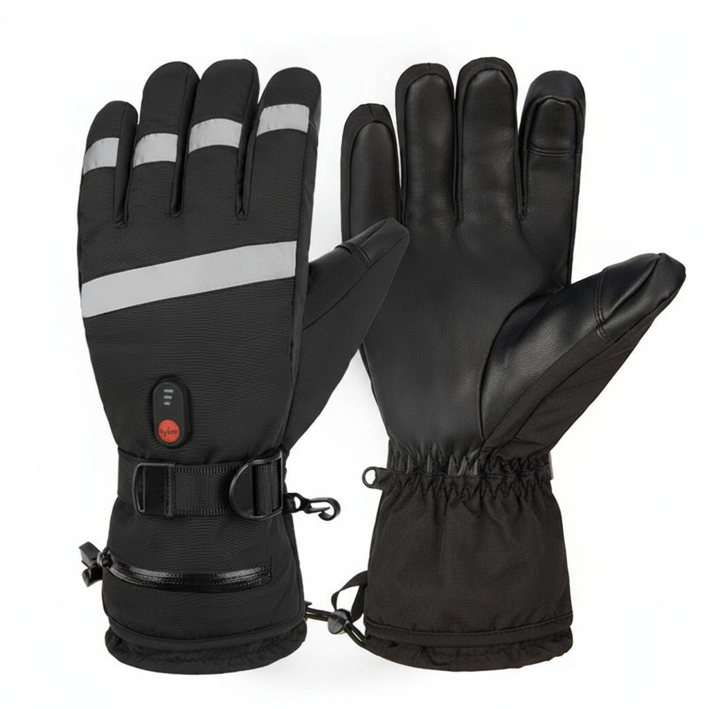 Guantes térmicos calefactables recargables impermeables para invierno