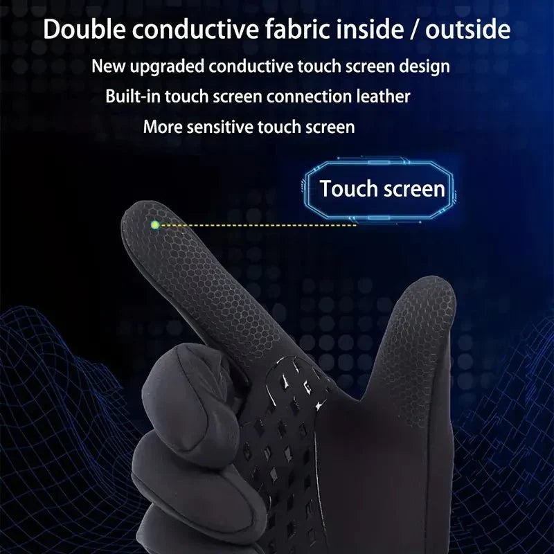 Guantes térmicos impermeables para ciclismo