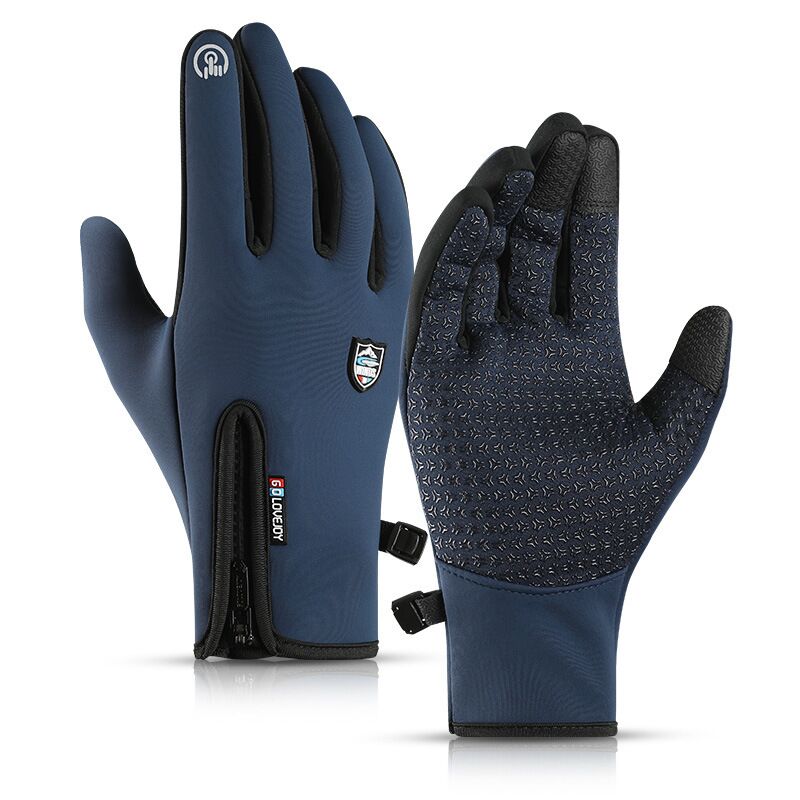 Guantes térmicos impermeables para invierno con capacidad táctil