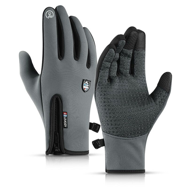 Guantes térmicos impermeables para invierno con capacidad táctil