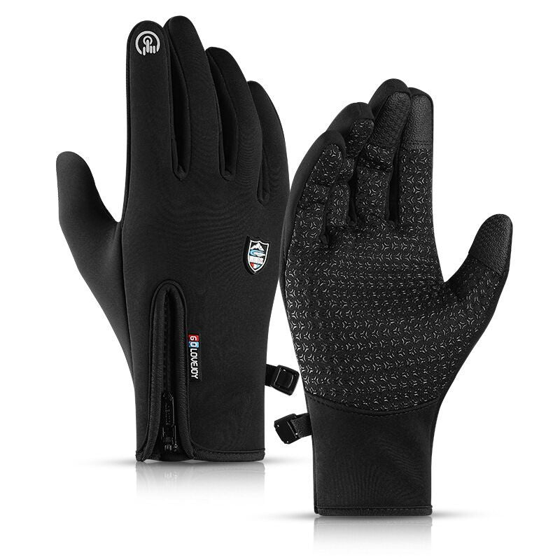 Guantes térmicos impermeables para invierno con capacidad táctil