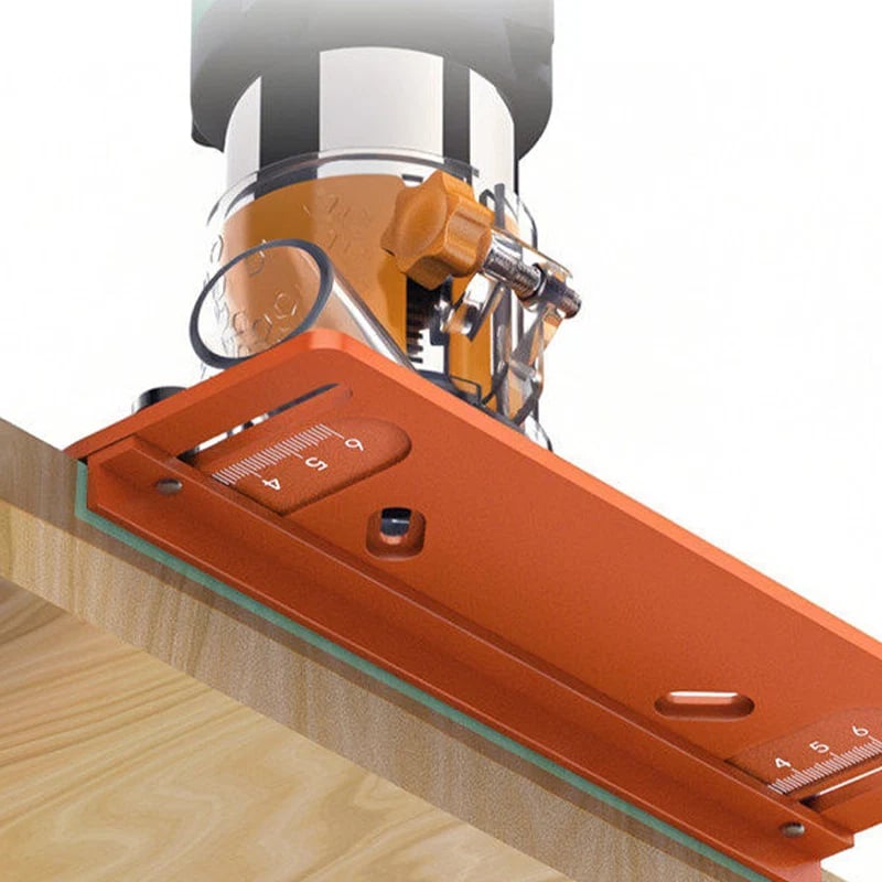 Soporte guía de ranurado de precisión para fresadora de madera