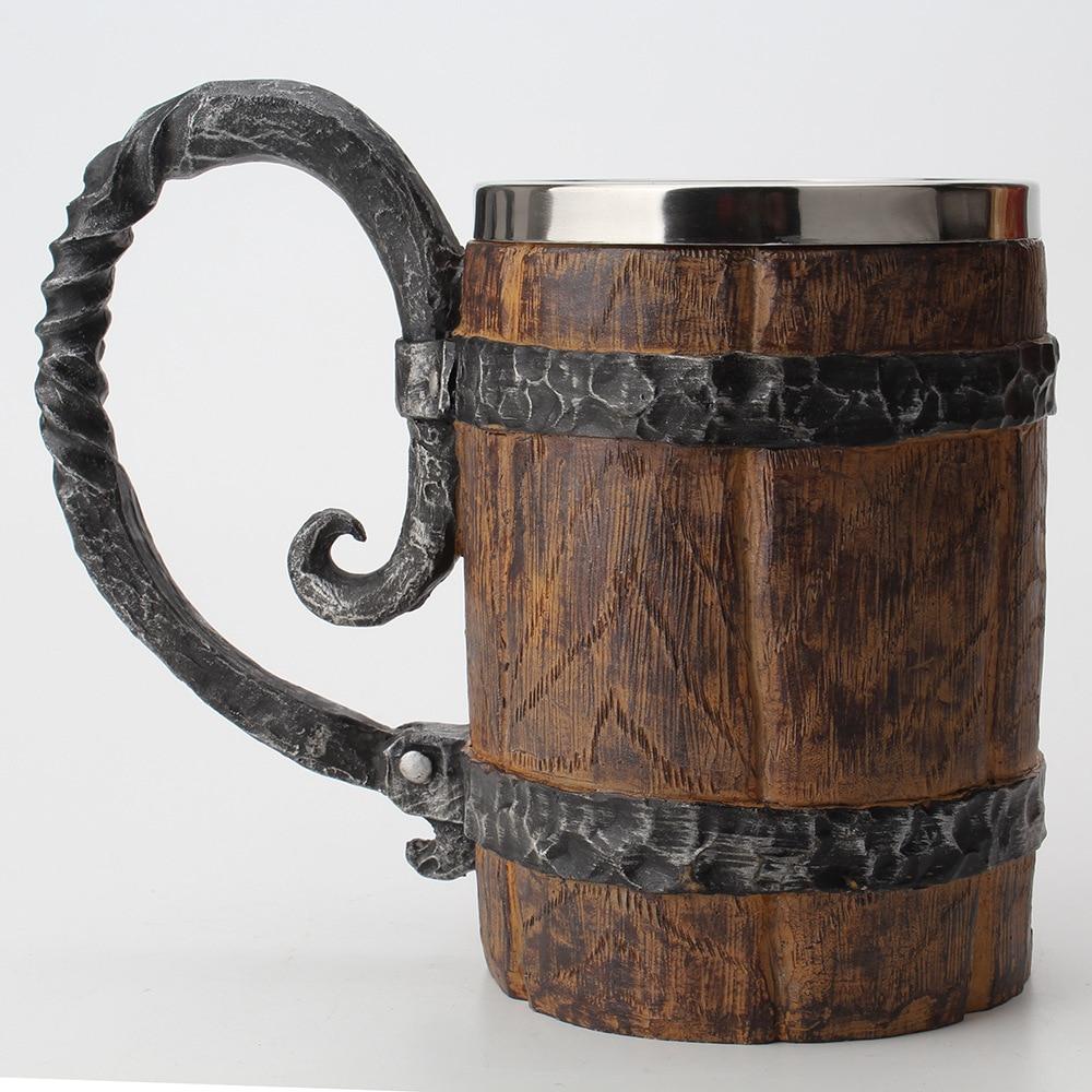 Jarra doble vikinga nórdica rústica