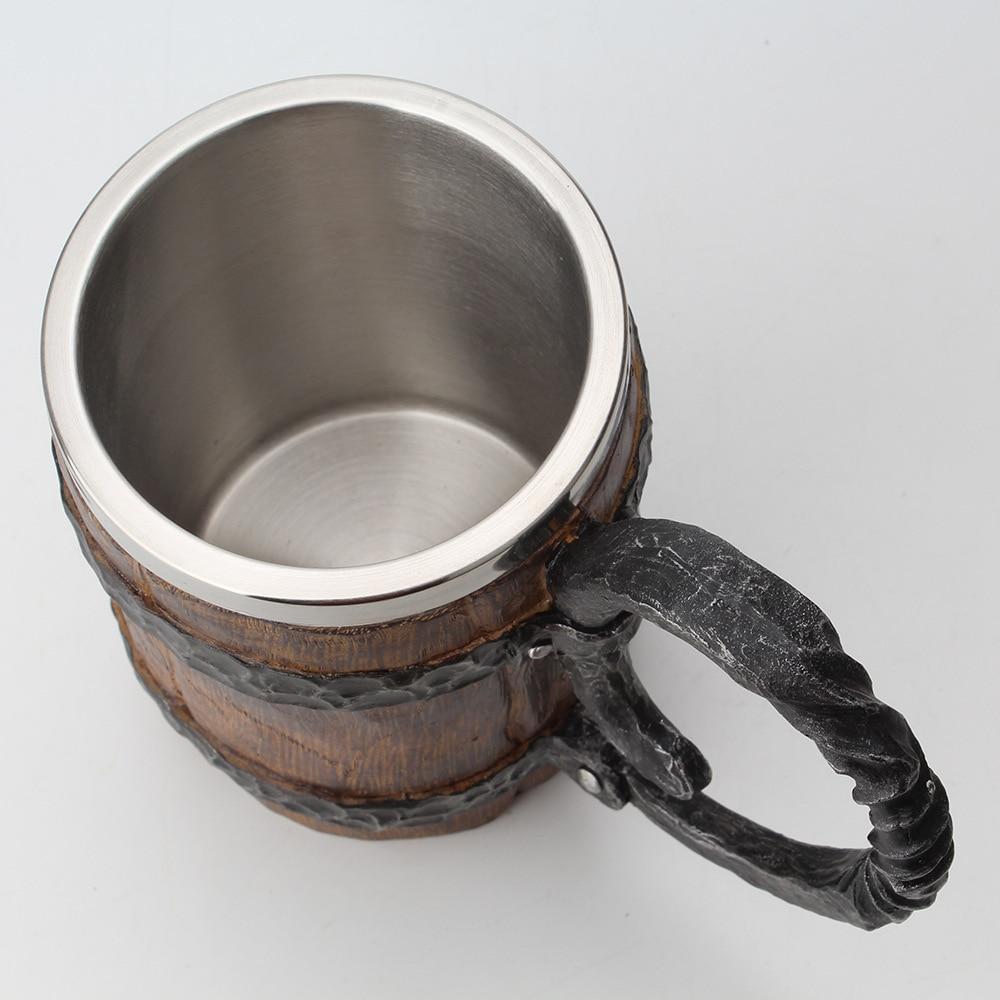 Jarra doble vikinga nórdica rústica
