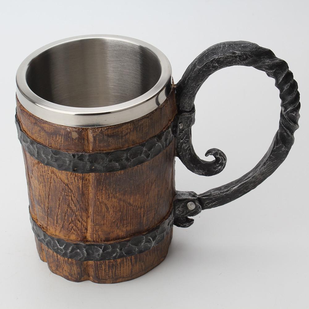Jarra doble vikinga nórdica rústica