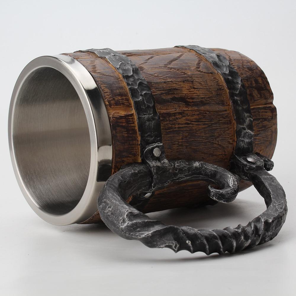 Jarra doble vikinga nórdica rústica