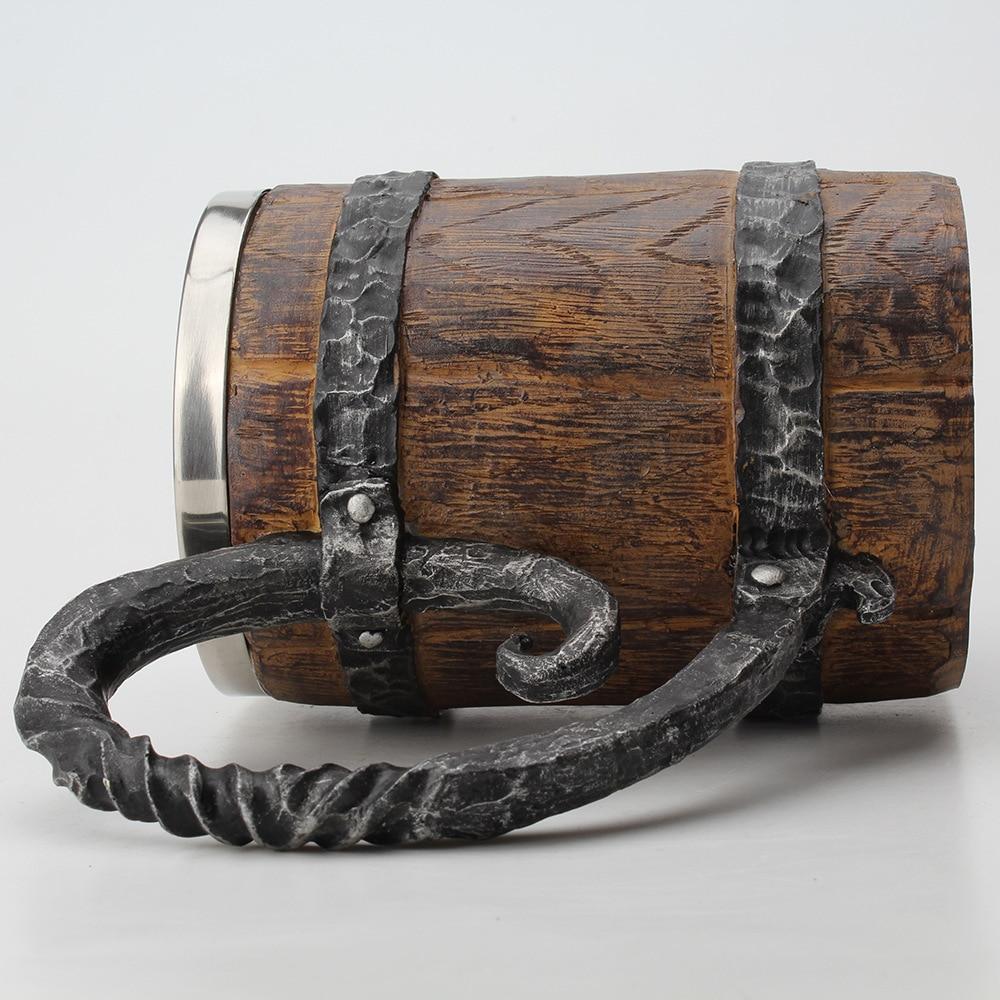 Jarra doble vikinga nórdica rústica