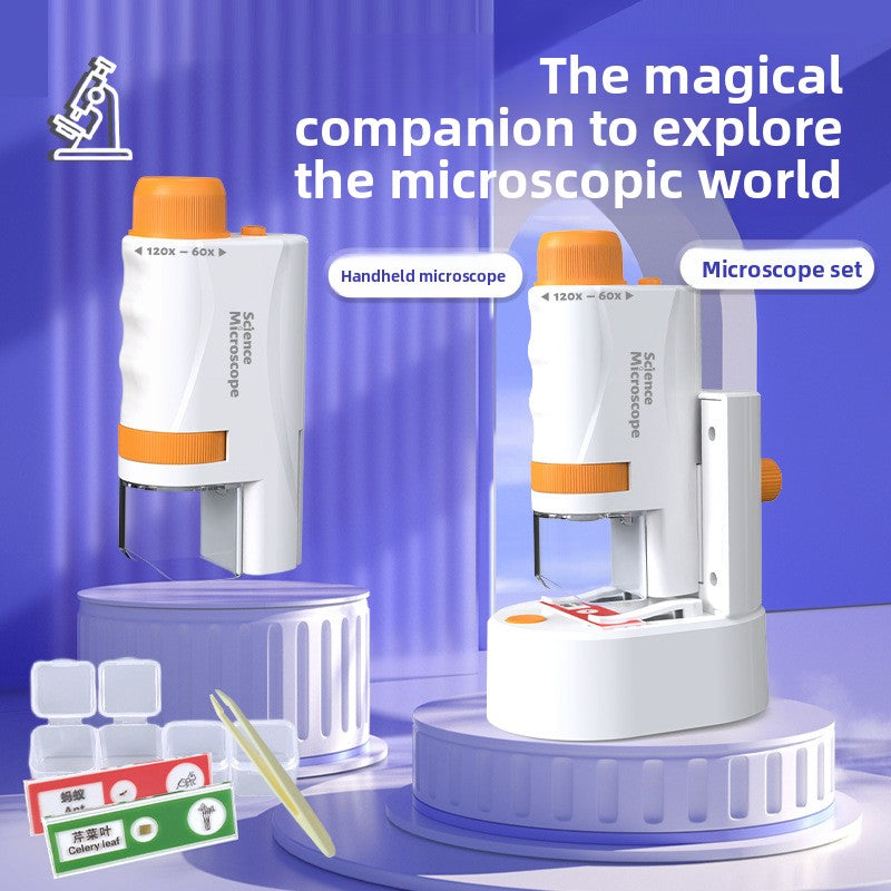 Kit de microscopio portátil para niños – Ciencia práctica y emocionante desde casa