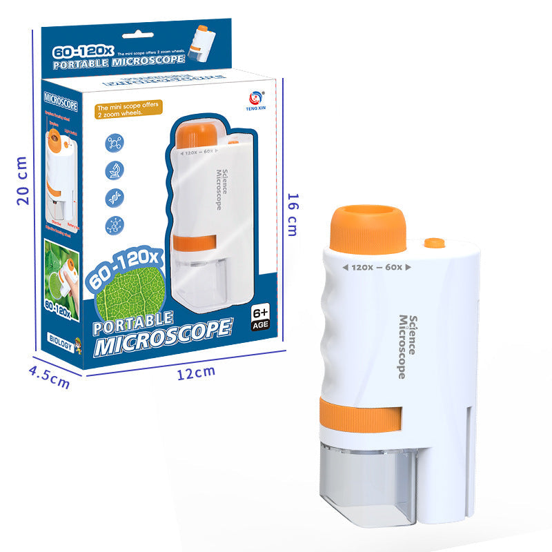 Kit de microscopio portátil para niños – Ciencia práctica y emocionante desde casa
