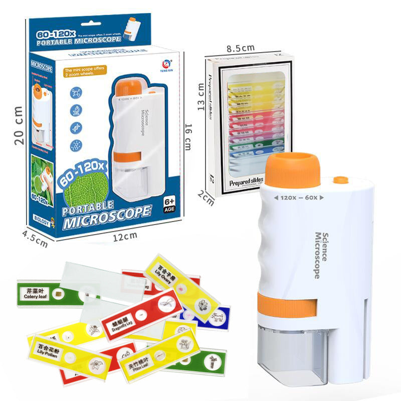 Kit de microscopio portátil para niños – Ciencia práctica y emocionante desde casa