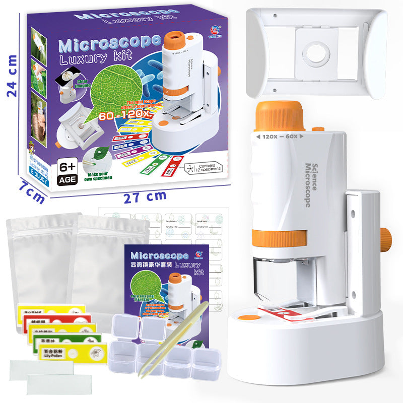 Kit de microscopio portátil para niños – Ciencia práctica y emocionante desde casa