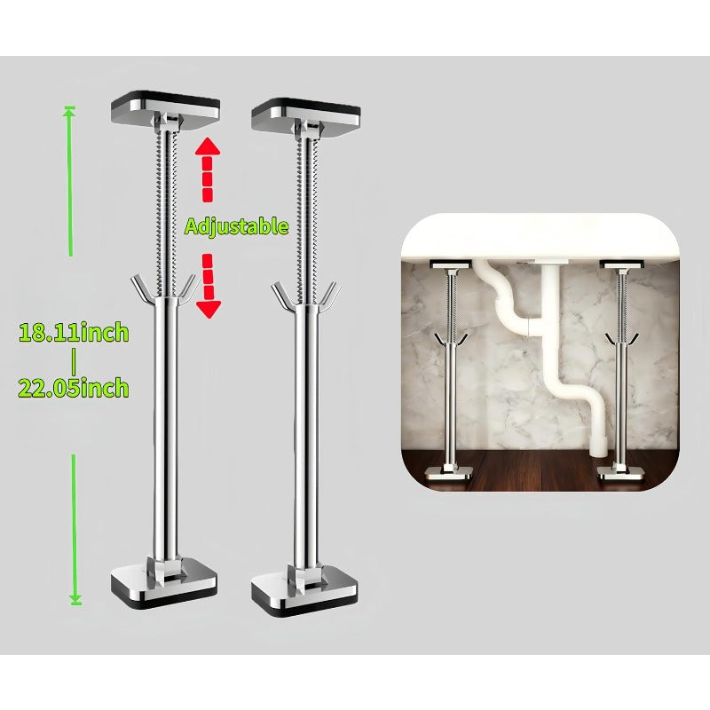 Kit de soporte para fregadero bajo encimera