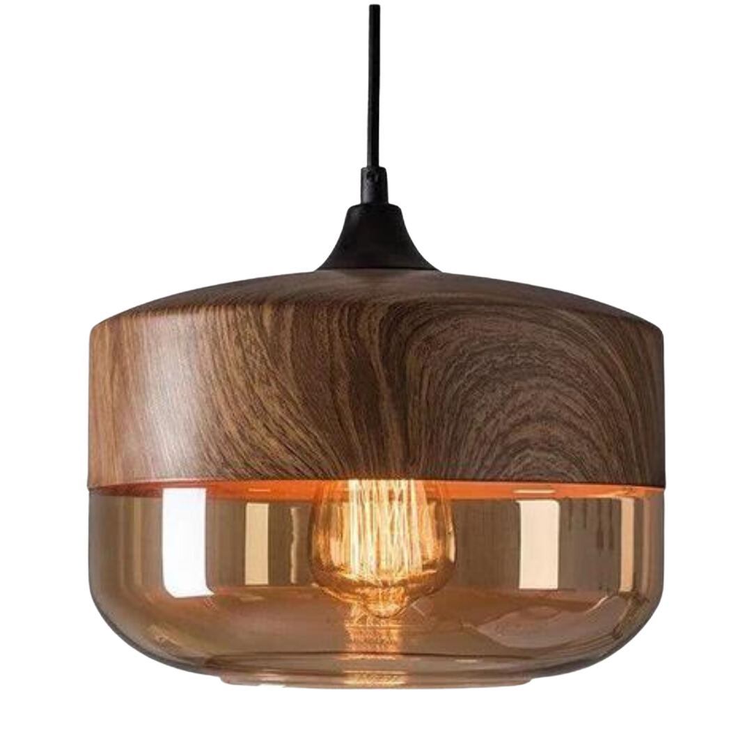 Lámpara colgante de madera Arven – Diseño nórdico atemporal con luz cálida