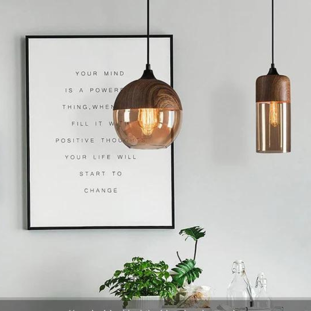 Lámpara colgante de madera Arven – Diseño nórdico atemporal con luz cálida