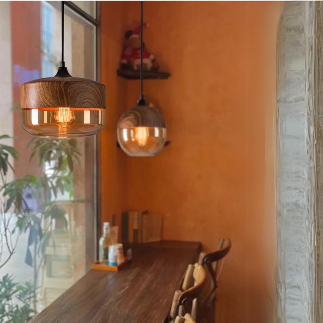 Lámpara colgante de madera Arven – Diseño nórdico atemporal con luz cálida