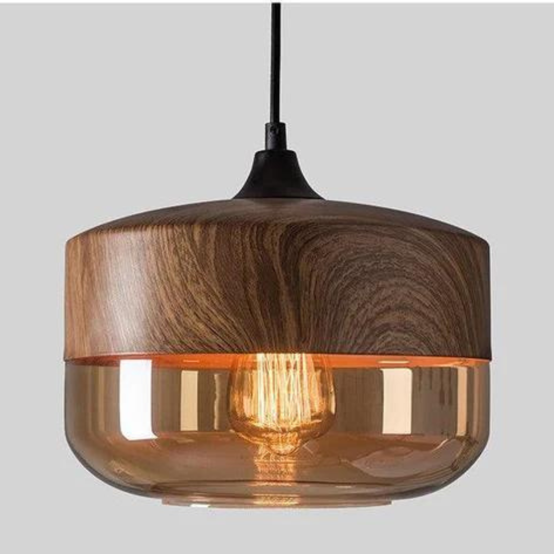 Lámpara colgante de madera Arven – Diseño nórdico atemporal con luz cálida