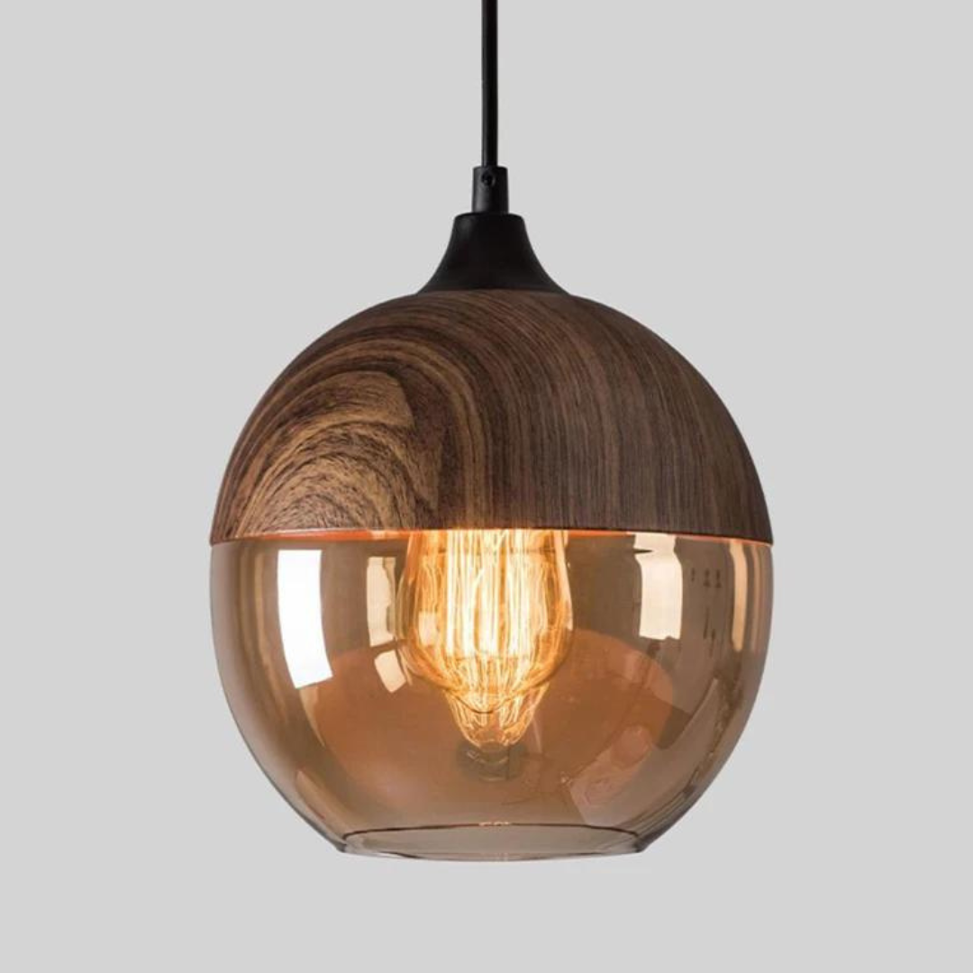 Lámpara colgante de madera Arven – Diseño nórdico atemporal con luz cálida