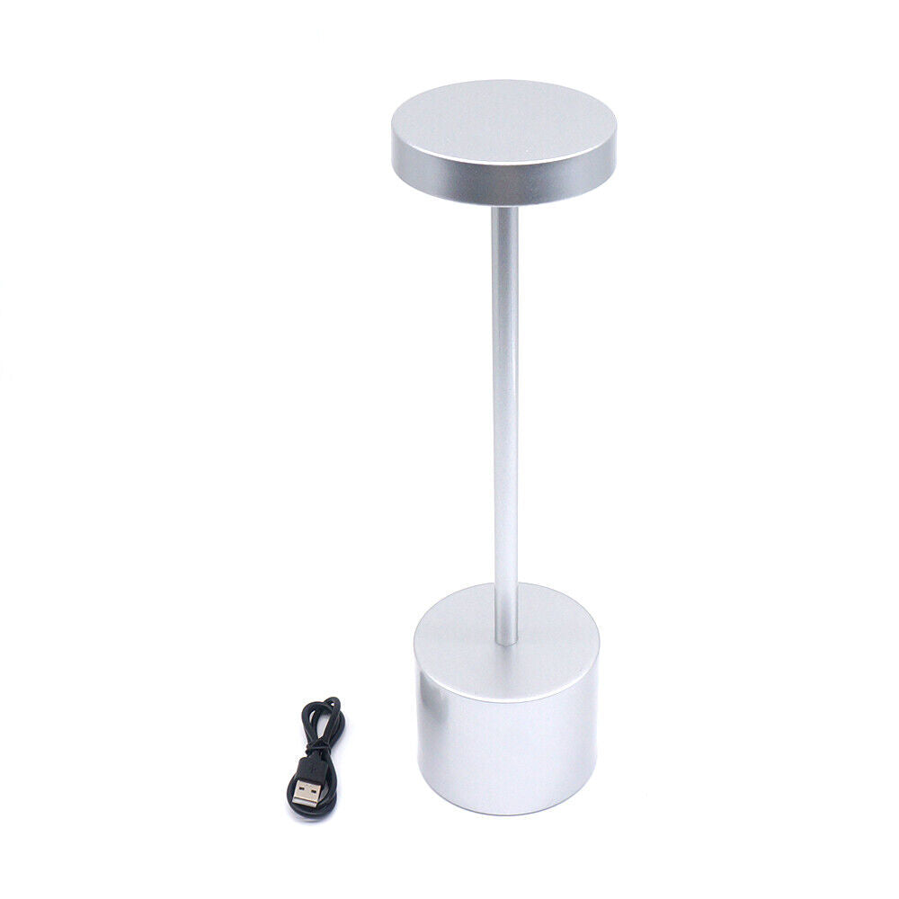 Lámpara de mesa LED inalámbrica recargable moderna para salón