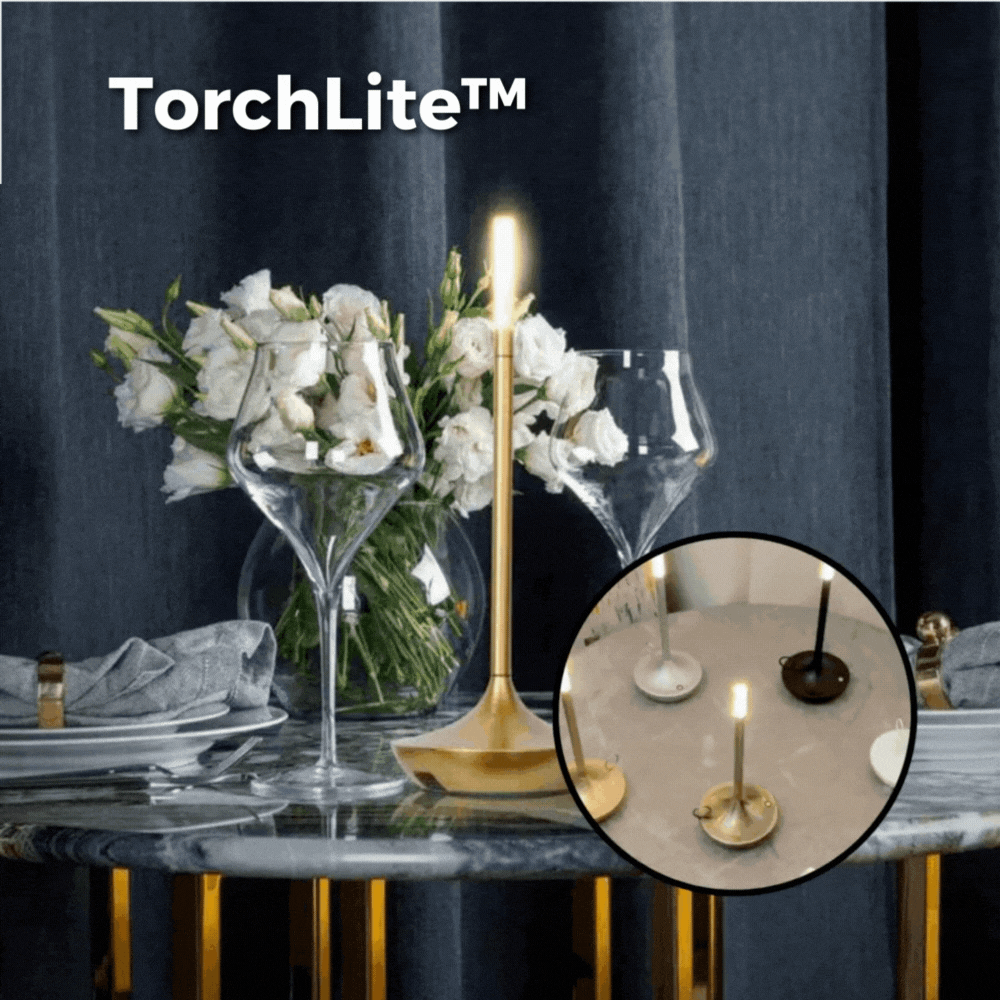 Lámpara de mesa | Luz ambiental escandinava regulable | TorchLite