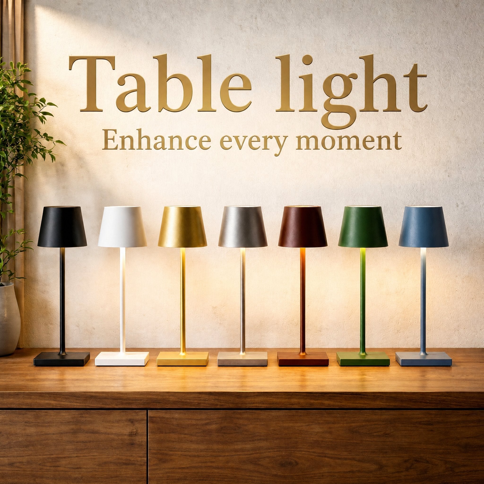 Lámpara de mesa sin cables | TischLicht