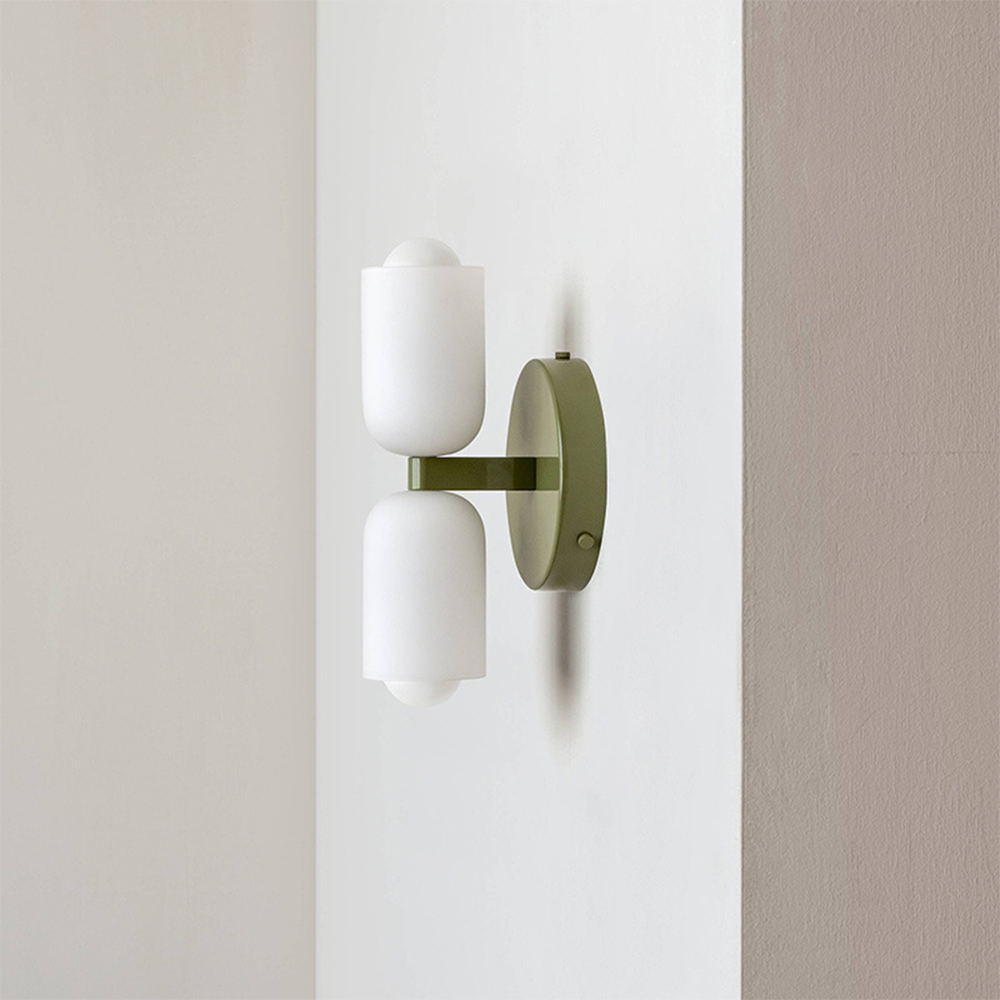 Lámpara de pared elegante con luz hacia arriba y abajo