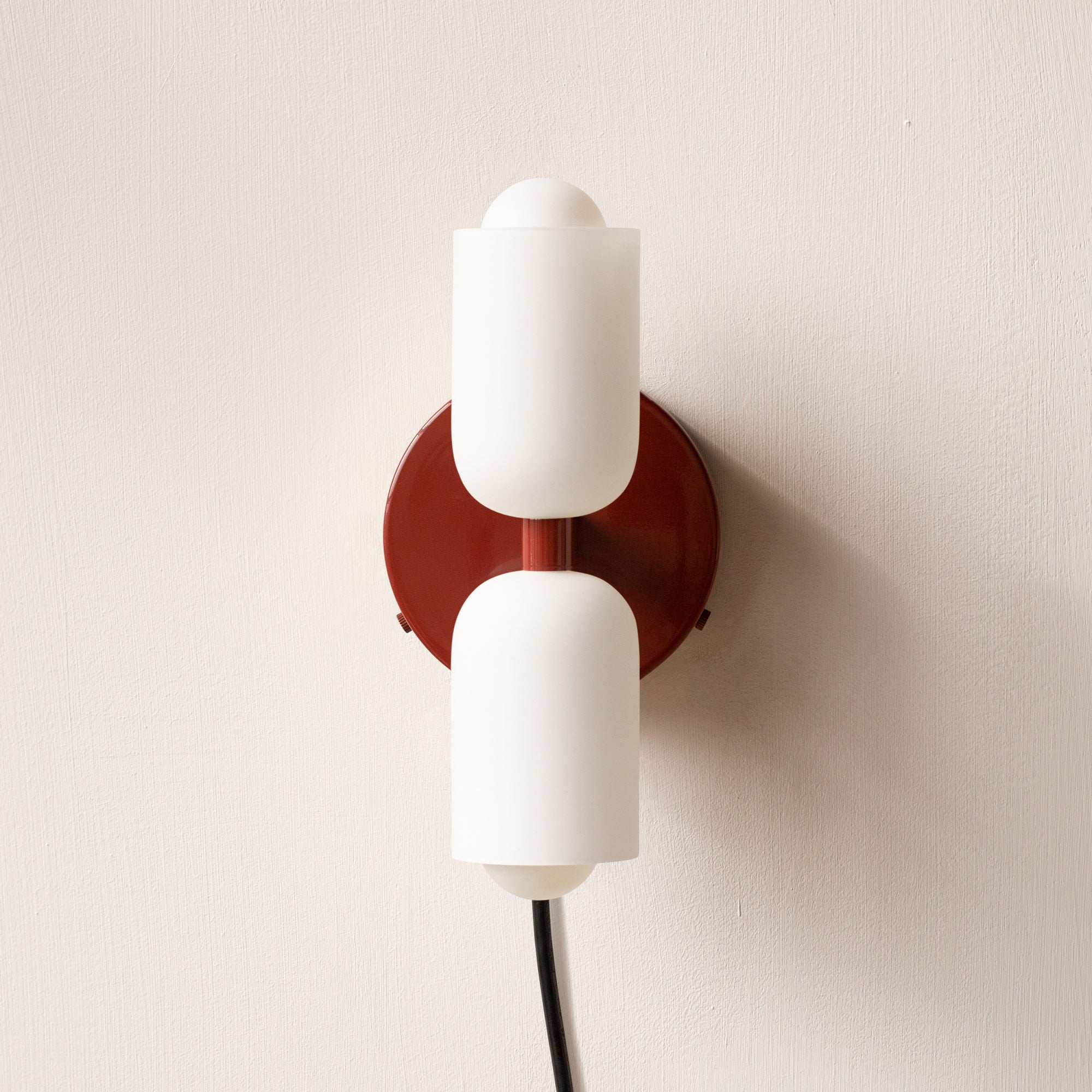 Lámpara de pared elegante con luz hacia arriba y abajo