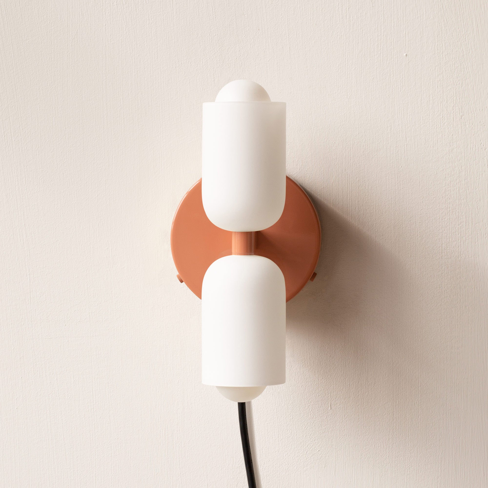 Lámpara de pared elegante con luz hacia arriba y abajo