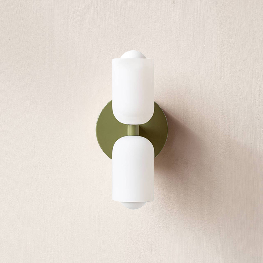Lámpara de pared elegante con luz hacia arriba y abajo