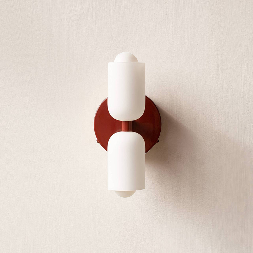 Lámpara de pared elegante con luz hacia arriba y abajo