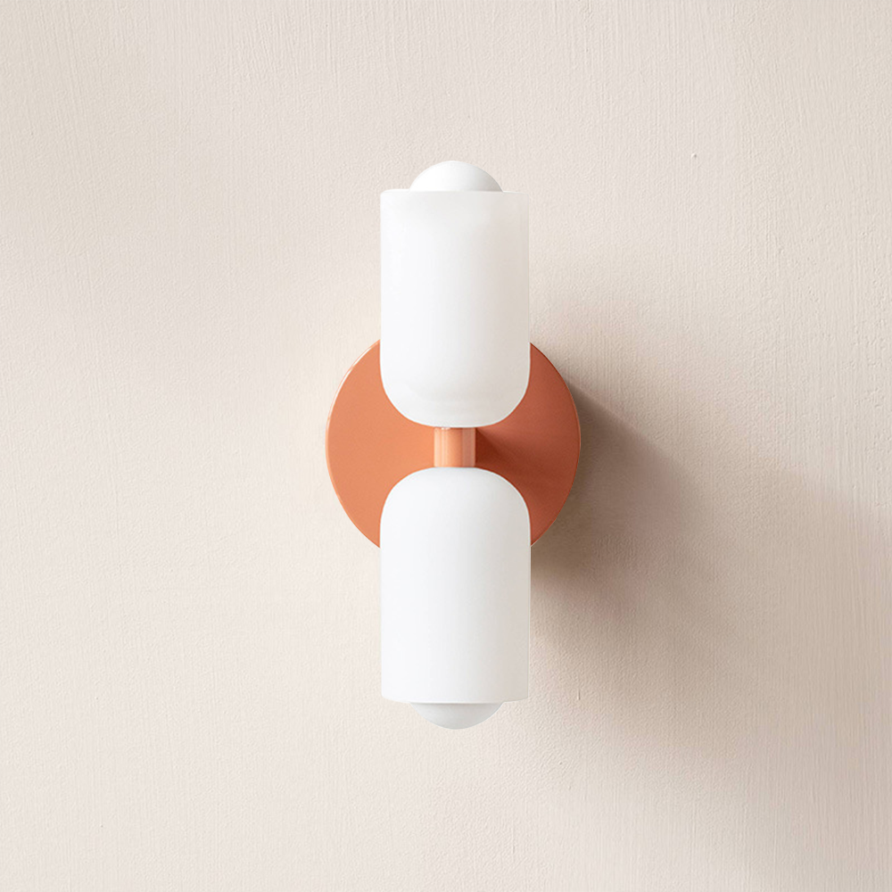 Lámpara de pared elegante con luz hacia arriba y abajo