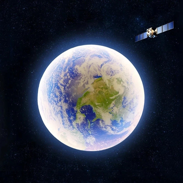 Lámpara de pared única con efecto luna realista