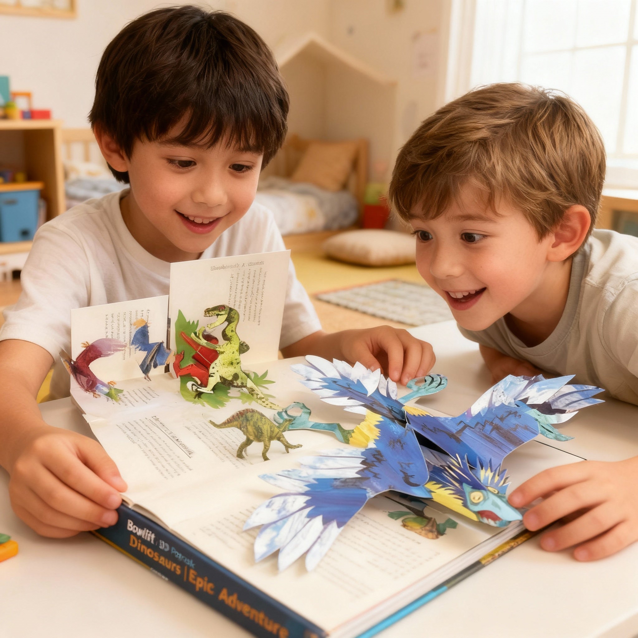 Libro pop-up 3D de dinosaurios