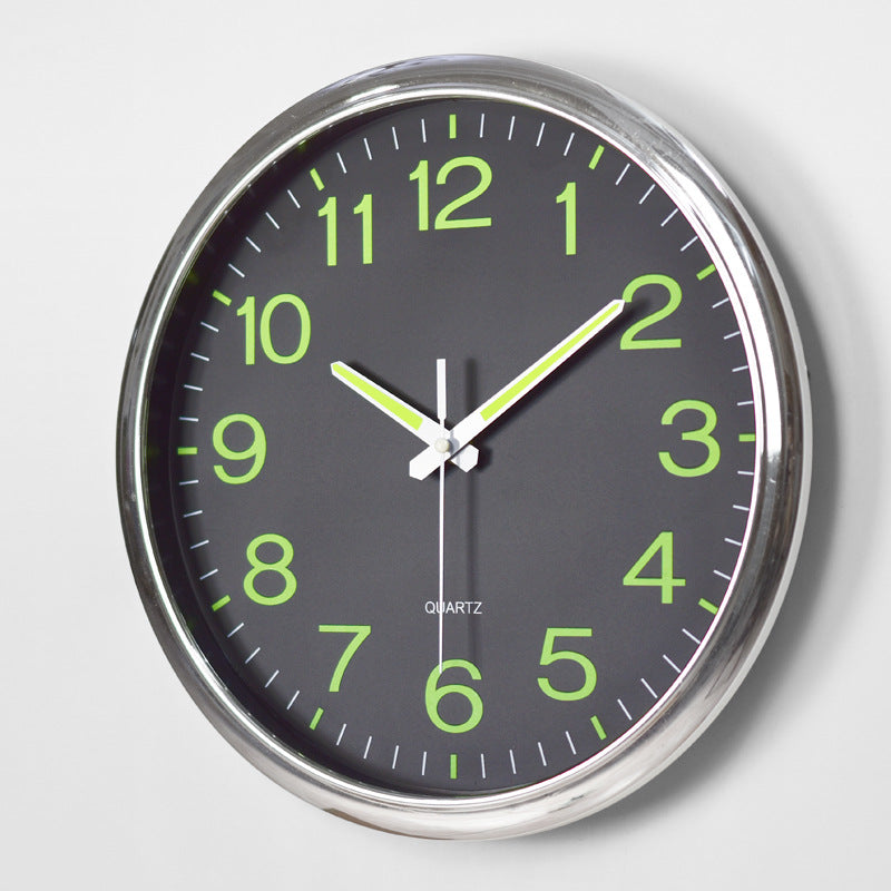 LightSilence - Reloj de pared silencioso para aula con iluminación LED 30 cm
