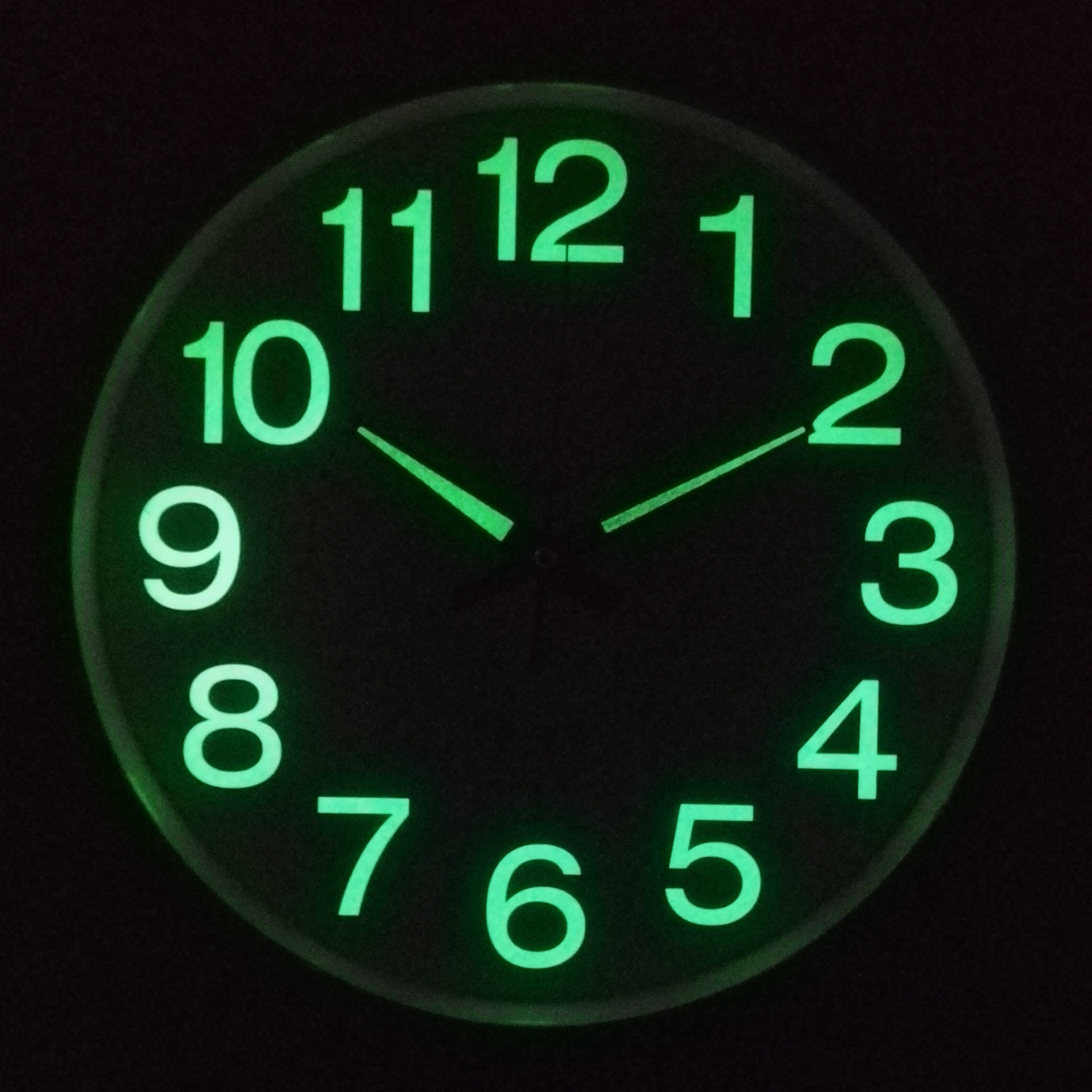 LightSilence - Reloj de pared silencioso para aula con iluminación LED 30 cm