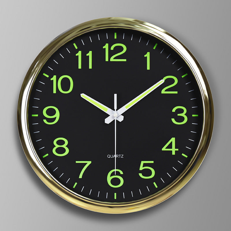 LightSilence - Reloj de pared silencioso para aula con iluminación LED 30 cm