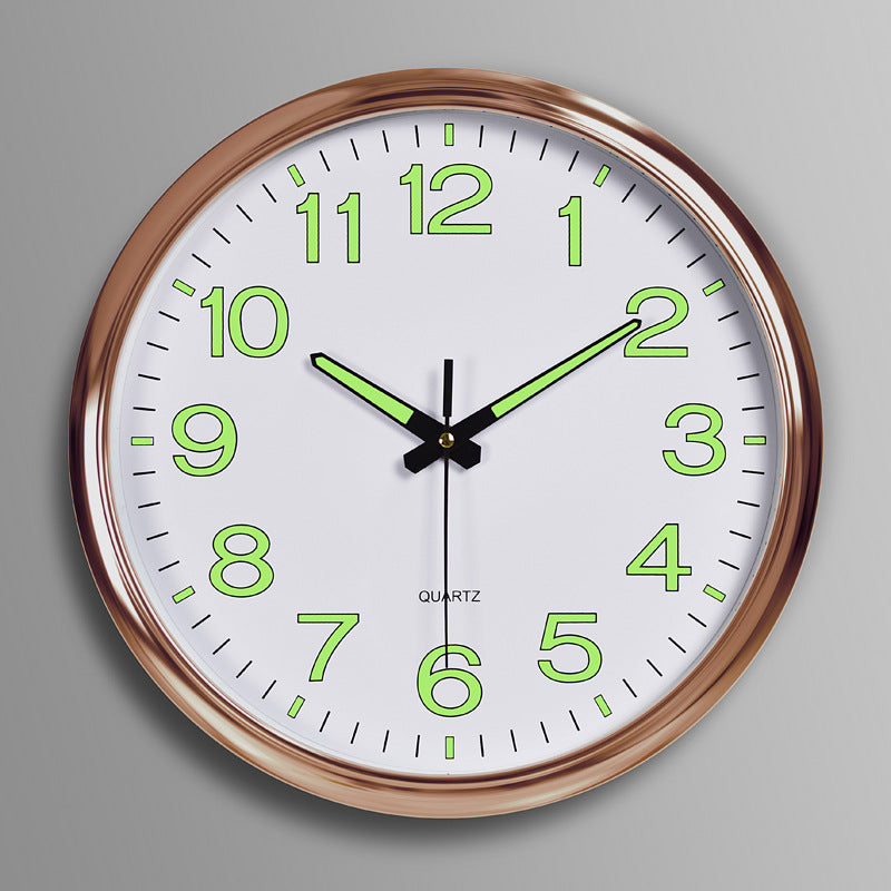 LightSilence - Reloj de pared silencioso para aula con iluminación LED 30 cm