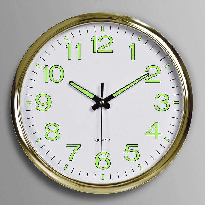 LightSilence - Reloj de pared silencioso para aula con iluminación LED 30 cm