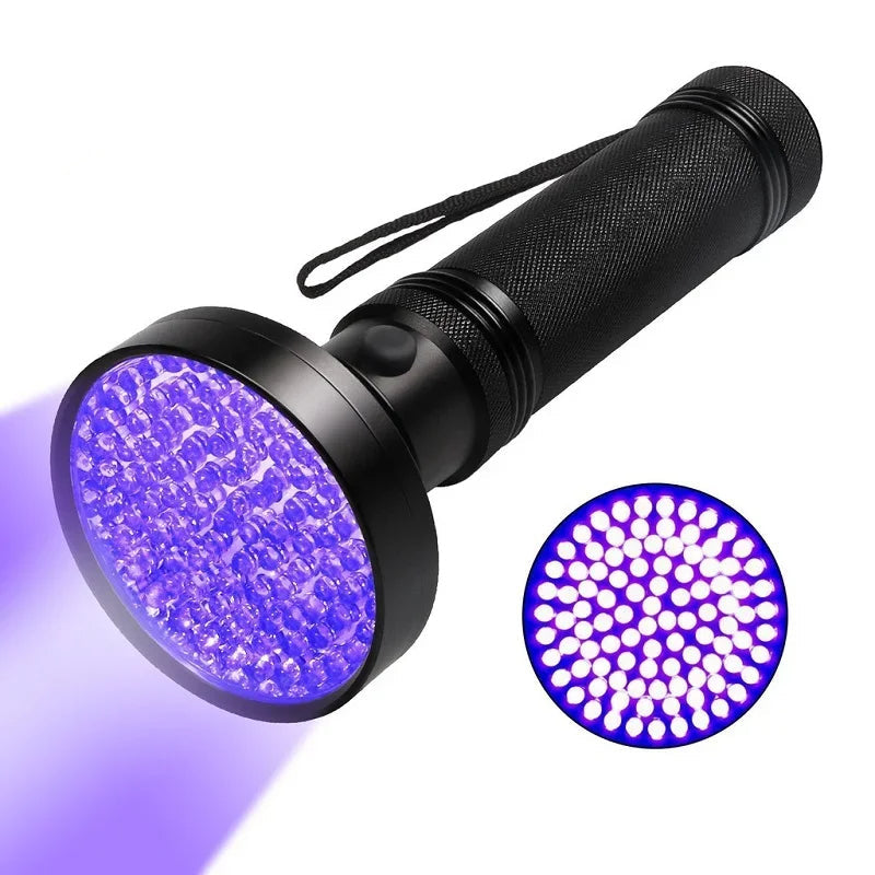 Linterna UV para detección de chinches y manchas