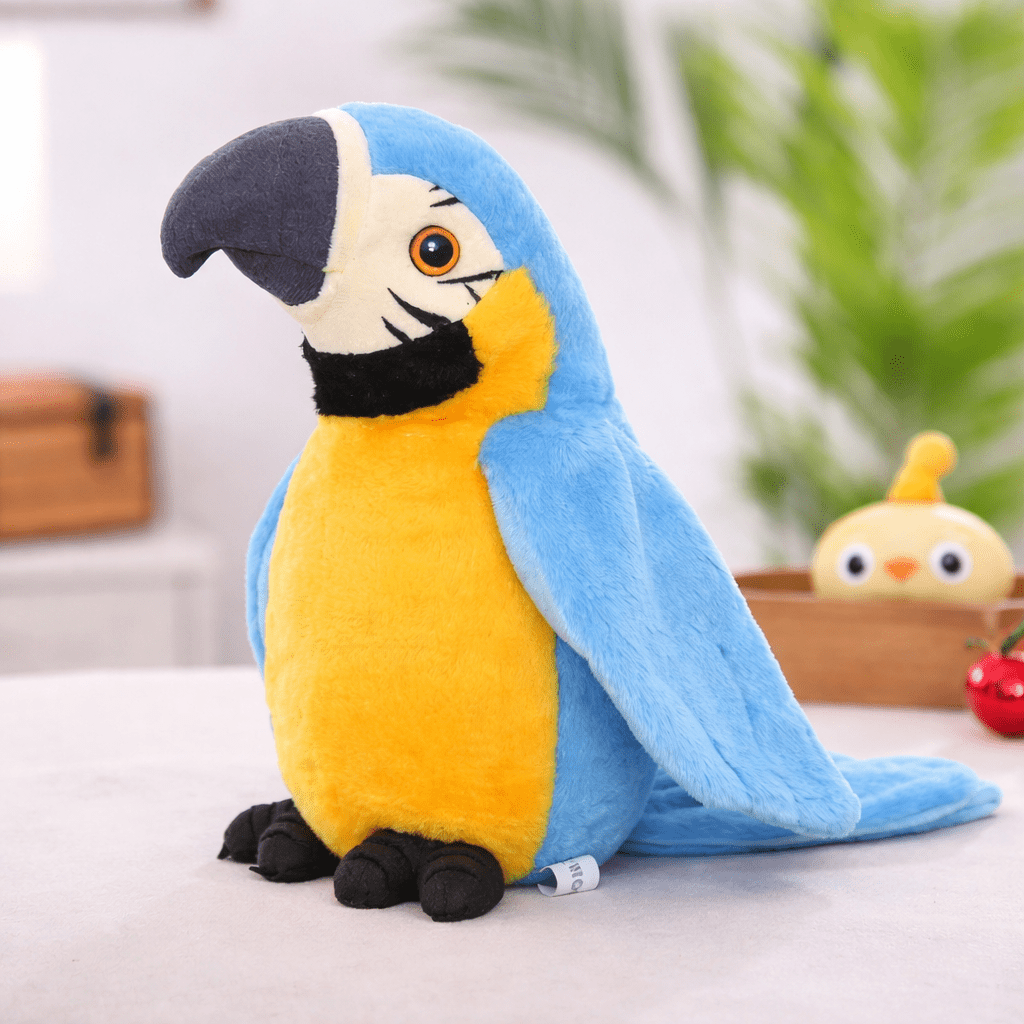 Loro de peluche interactivo que habla para el desarrollo del lenguaje infantil