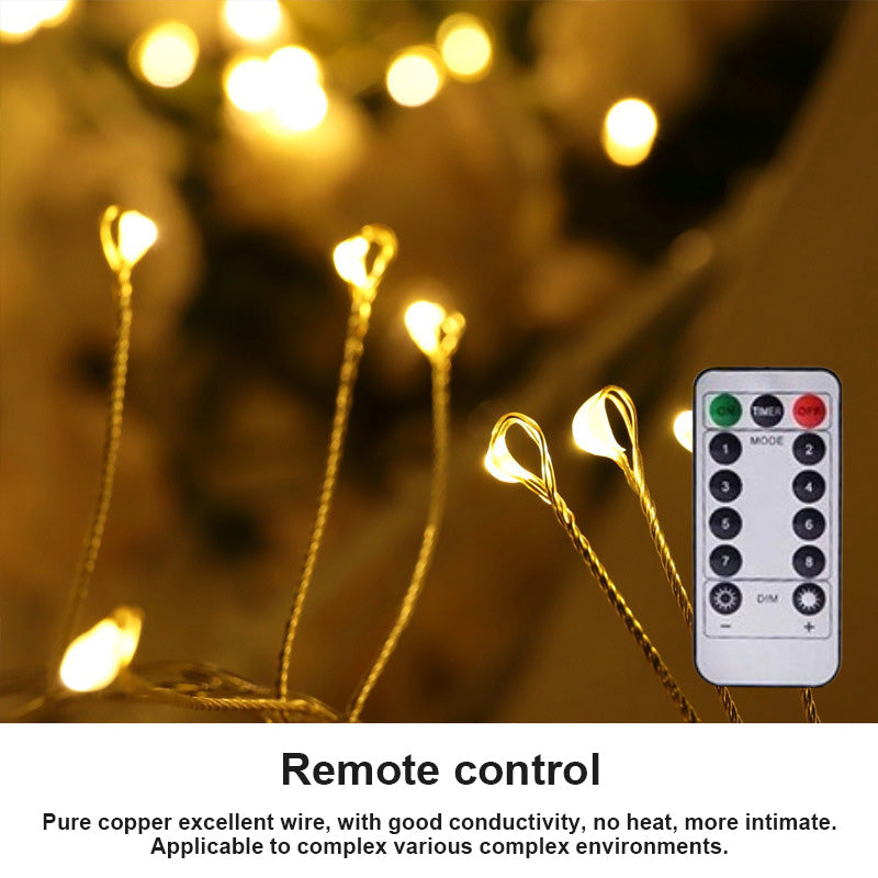 Luces de hilo de cobre LuminaTwist™ — Crea brillo mágico en cualquier lugar